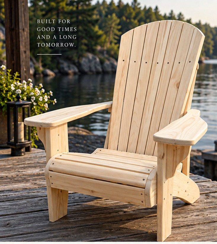 Handcrafted Muskoka chair
